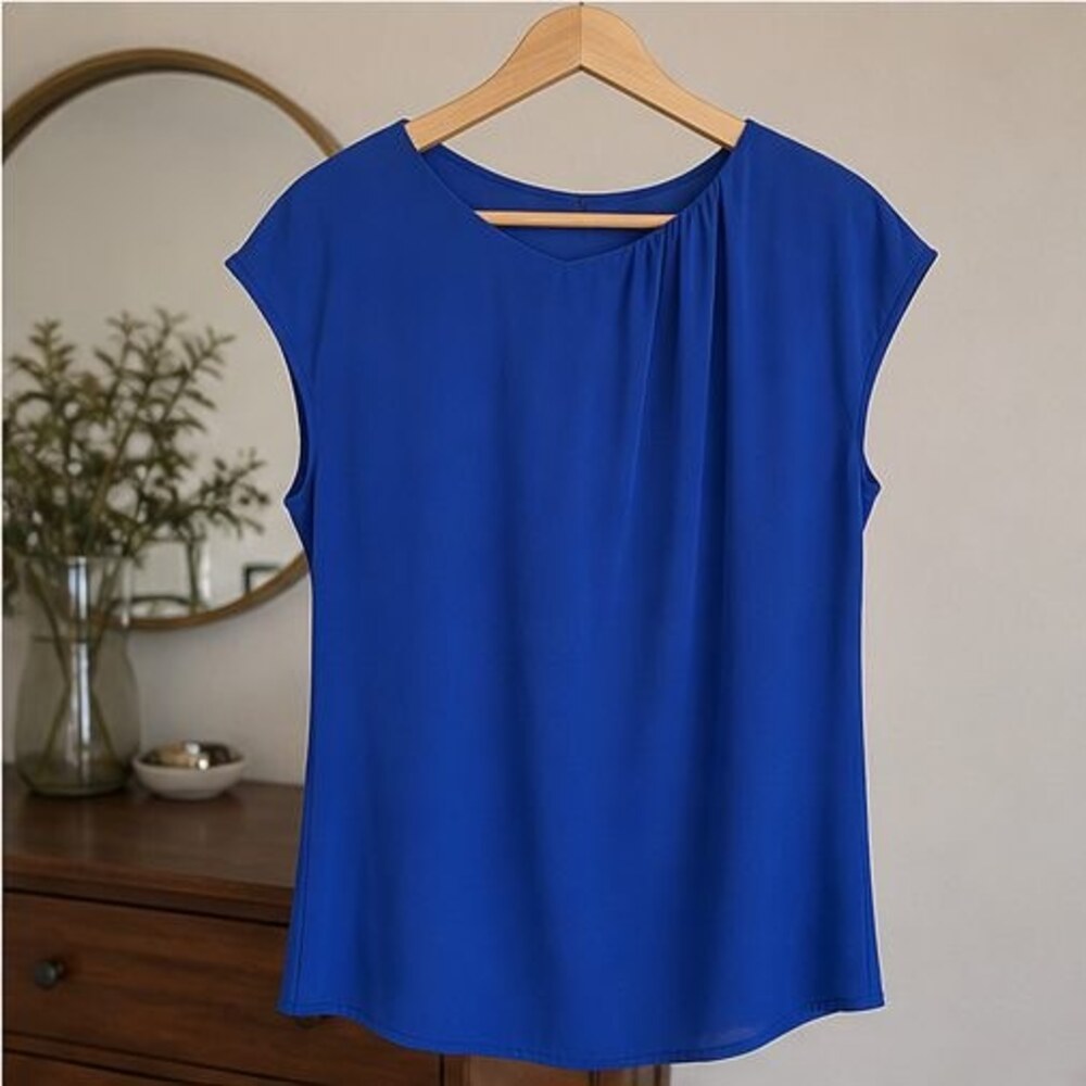 Sage Smocked Top
